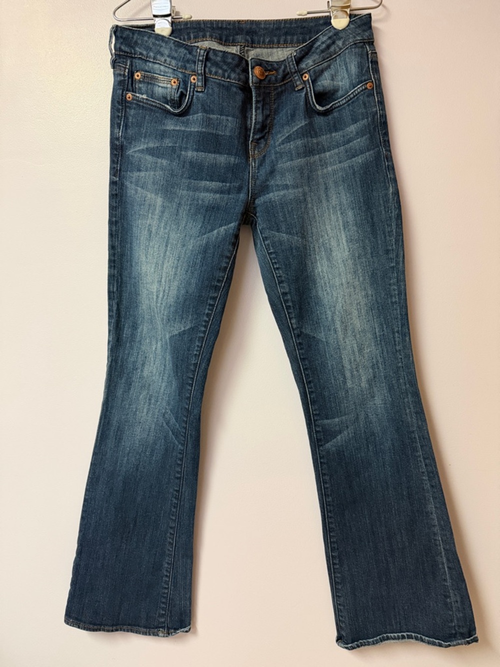 Buffalo David Bitton Women's Blue Bootcut Jeans with Embroidered Back Pockets